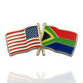 USA & South Africa Flag Pin